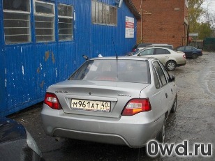 Битый автомобиль Daewoo Nexia