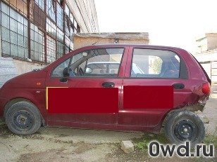 Битый автомобиль Daewoo Matiz